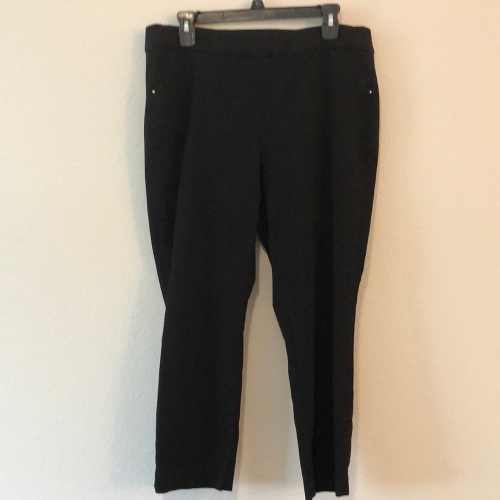 Classic Black Tuxedo Style Pants